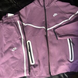 Nike Lavender Tracksuit with White Accents